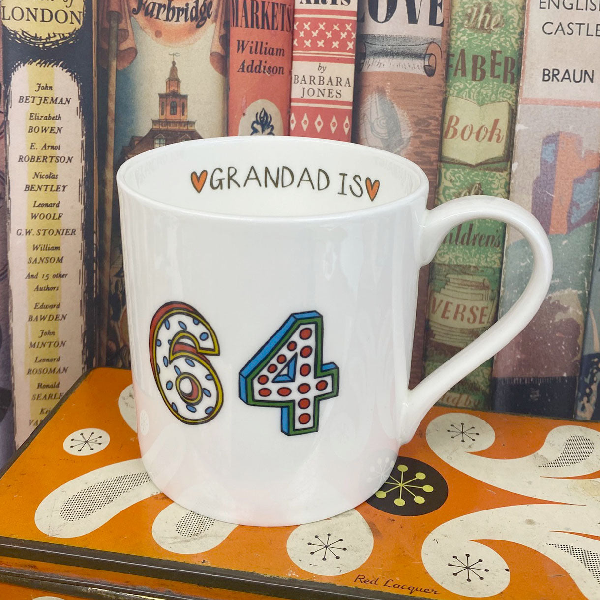 Personalised Big Birthday Age Mug