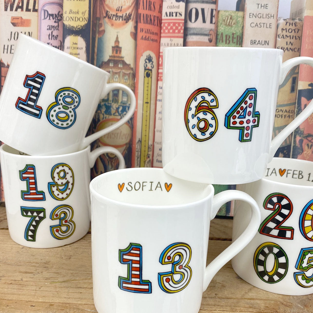 Personalised Big Birthday Age Mug