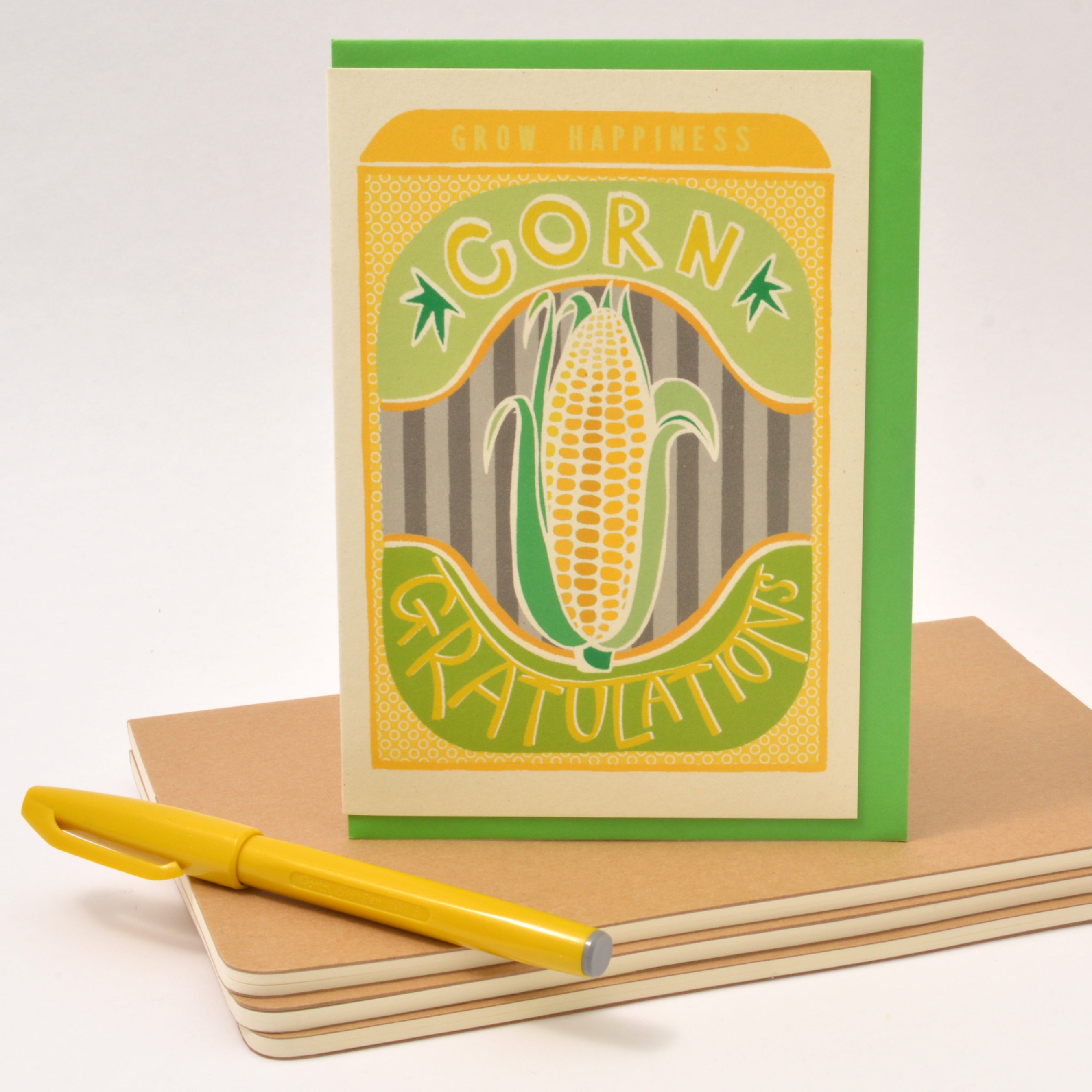 Corn-Gratulations Congratulations Greetings Card