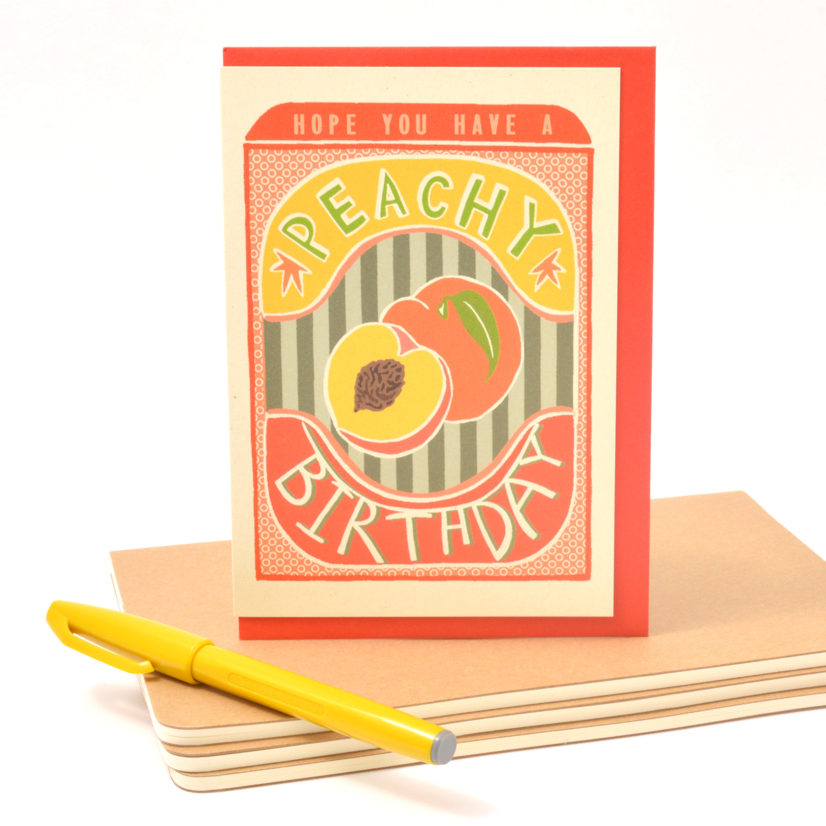 Peachy Birthday Card