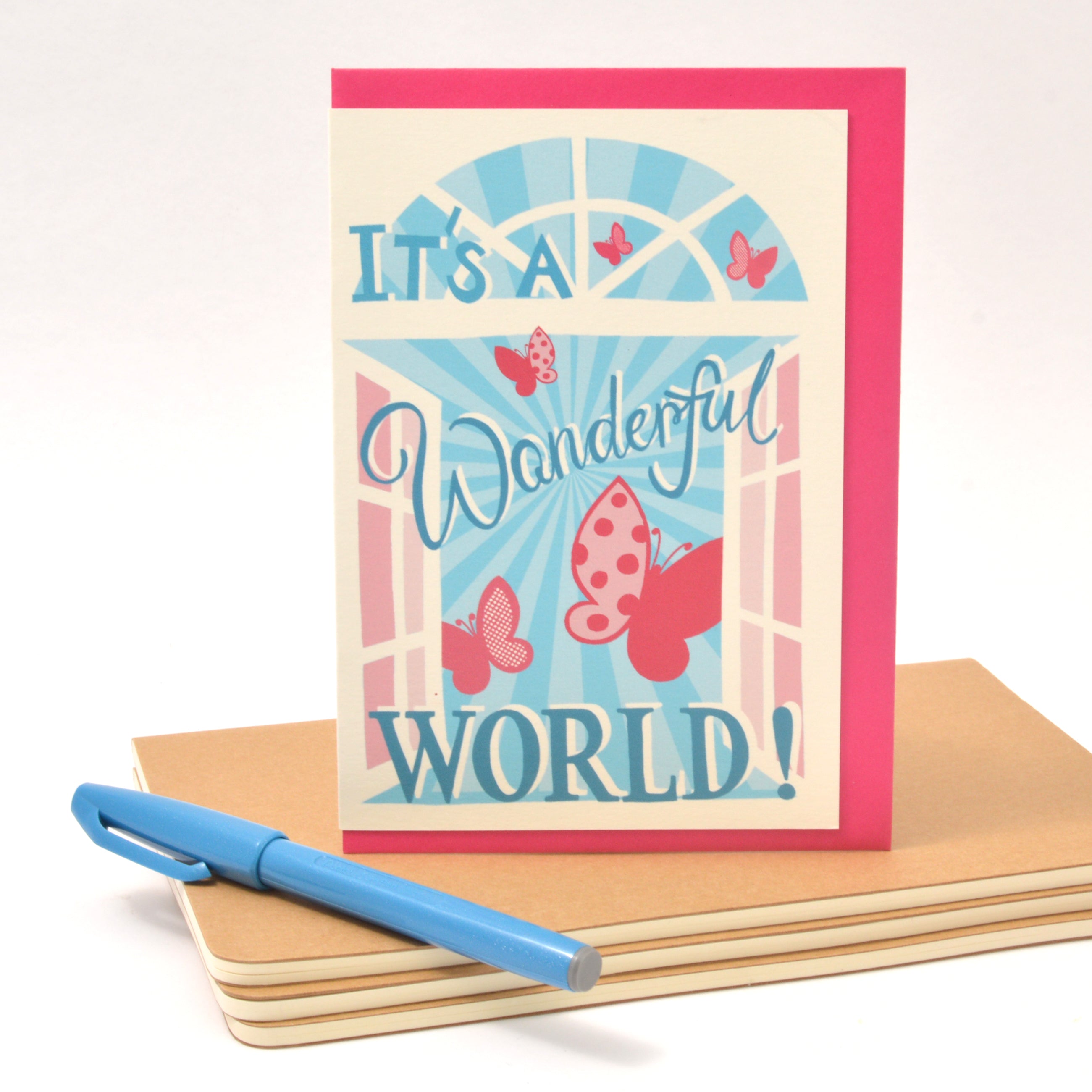 It's A Wonderful World Card