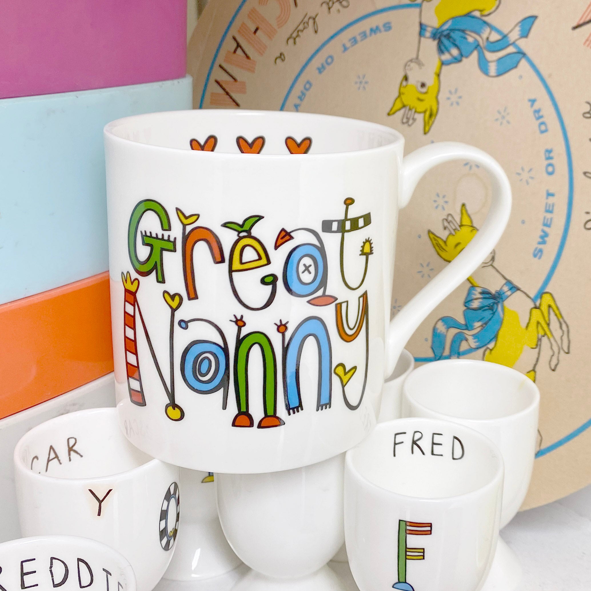 Personalised Great Nanny Mug