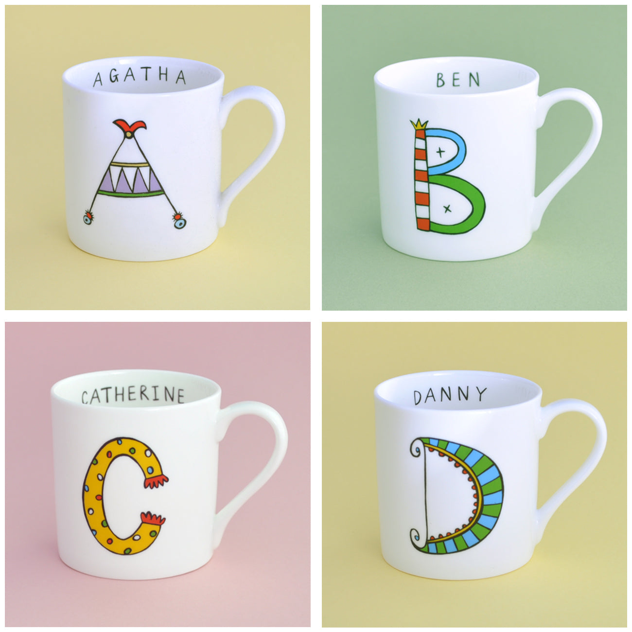 Personalised Initial Mug