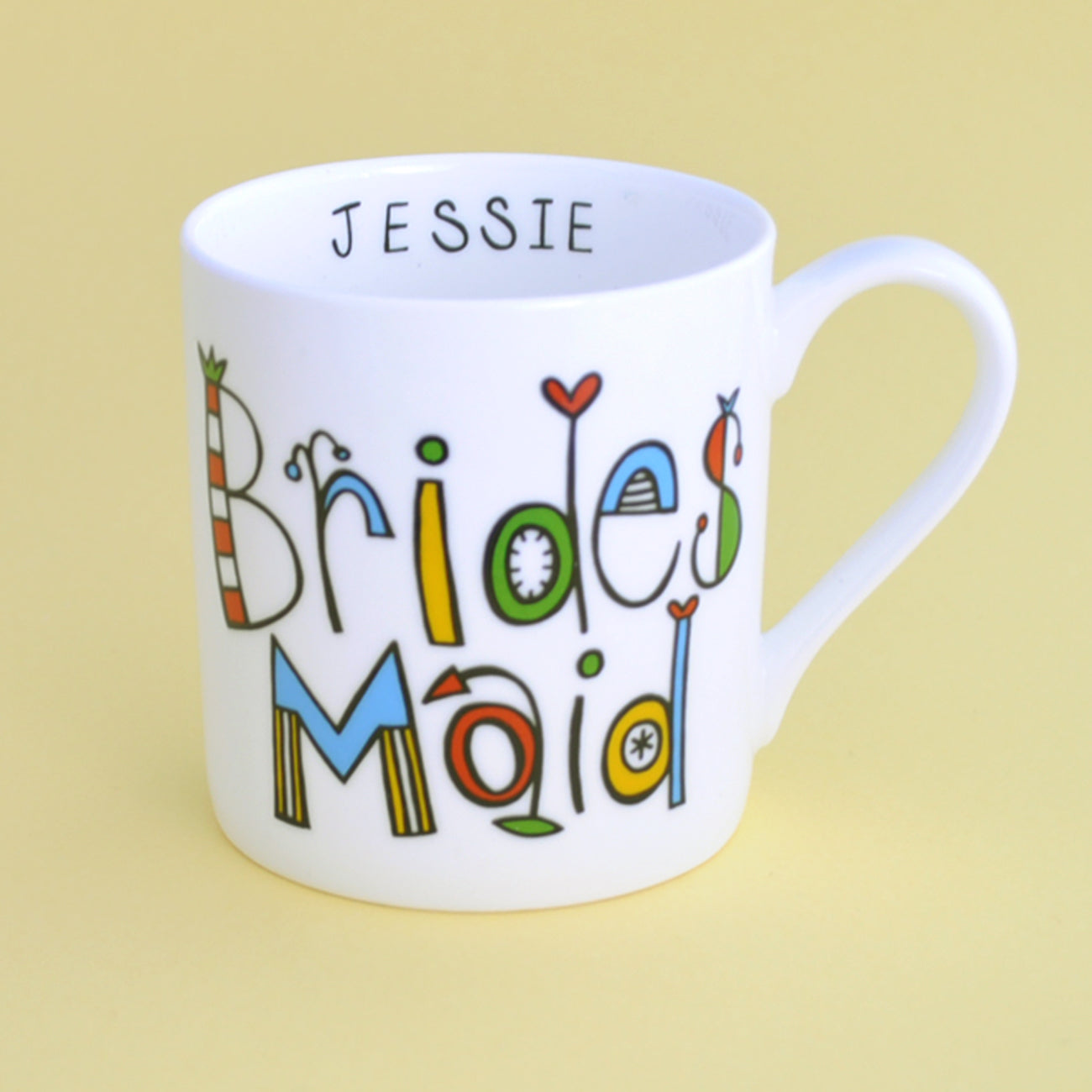 Personalised Bridesmaid Wedding Mug