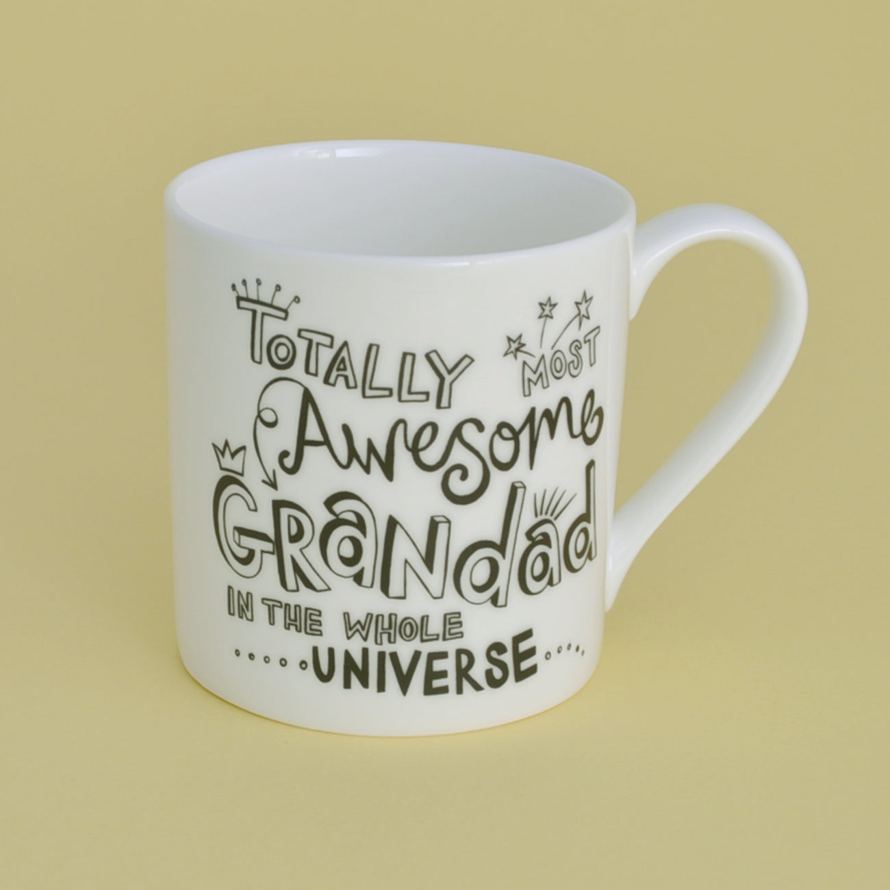 B&W Personalised Grandad Mug