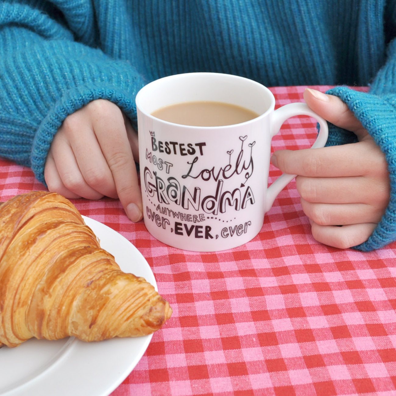 B&W Personalised Grandma Mug