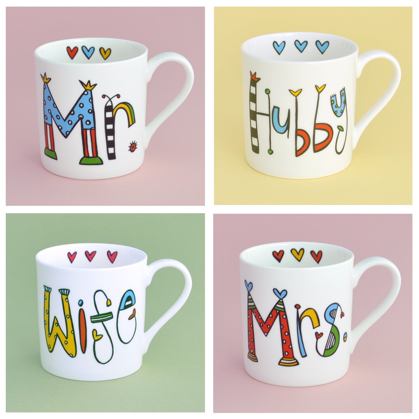 Personalised Mrs Wedding Mug