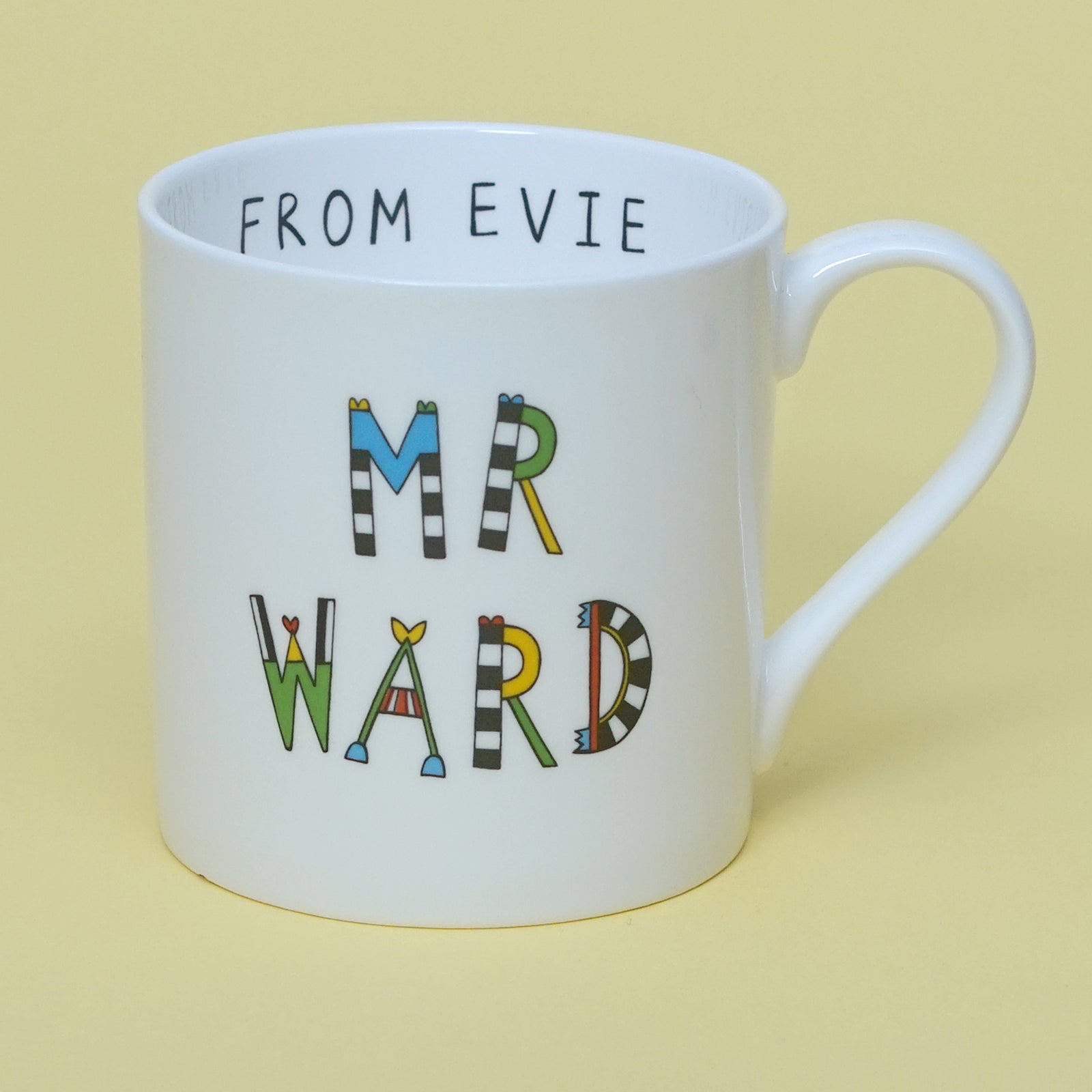 Double Personalised Name Mug