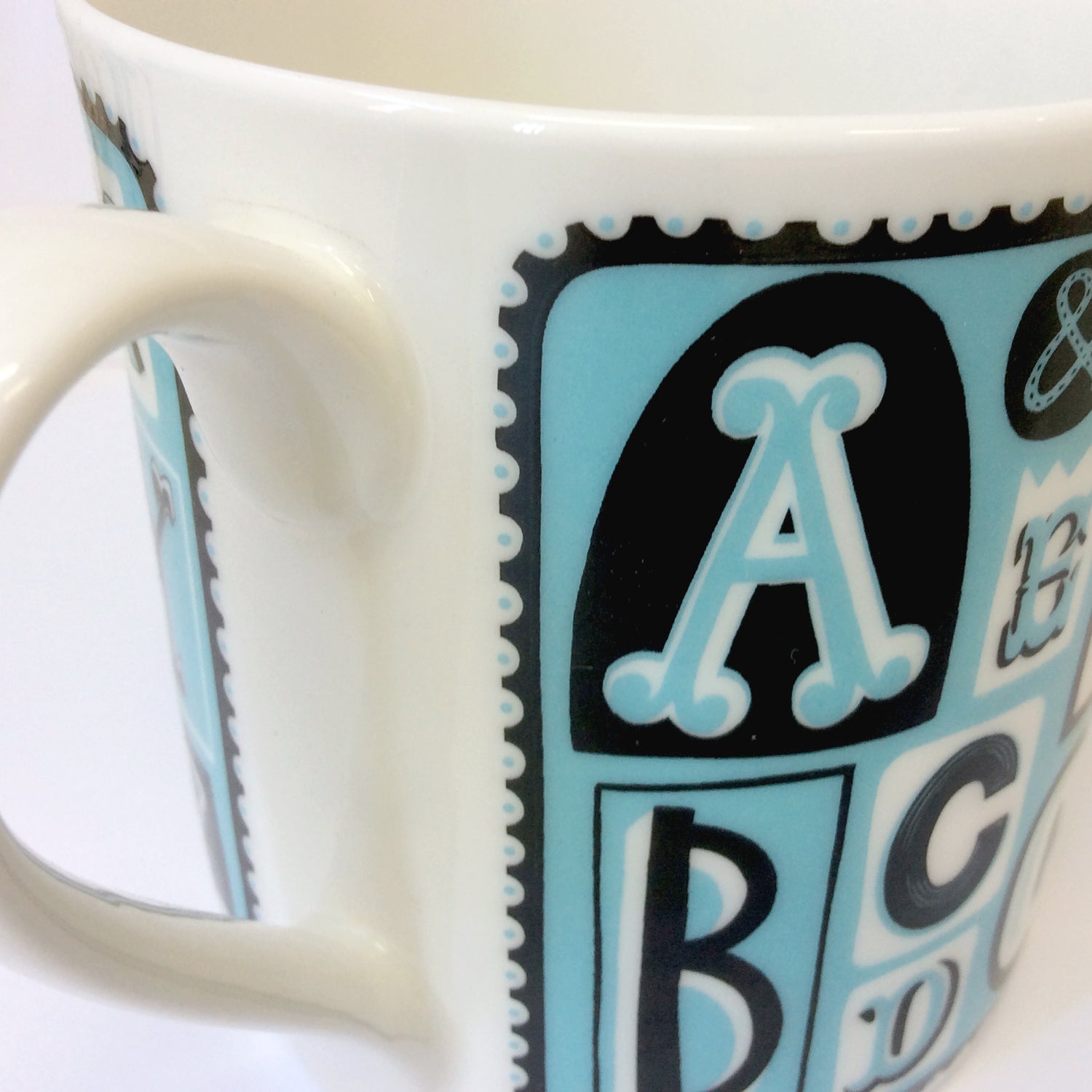 Pintuck ABC Alphabet Mug