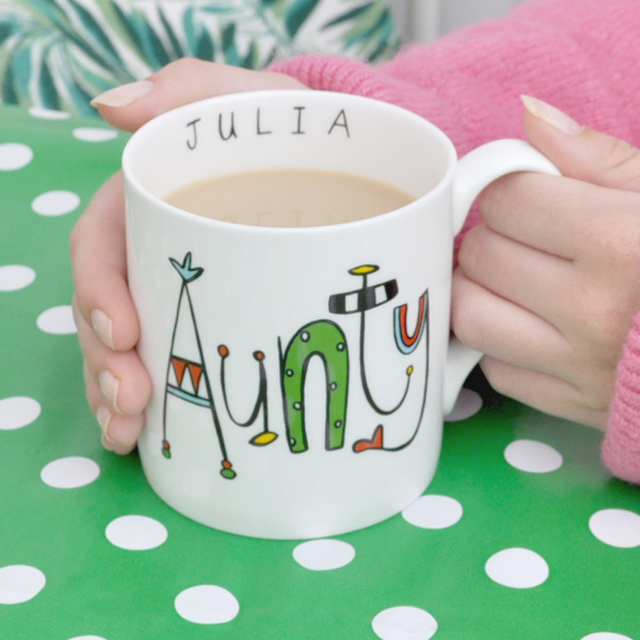 Personalised Aunty Mug