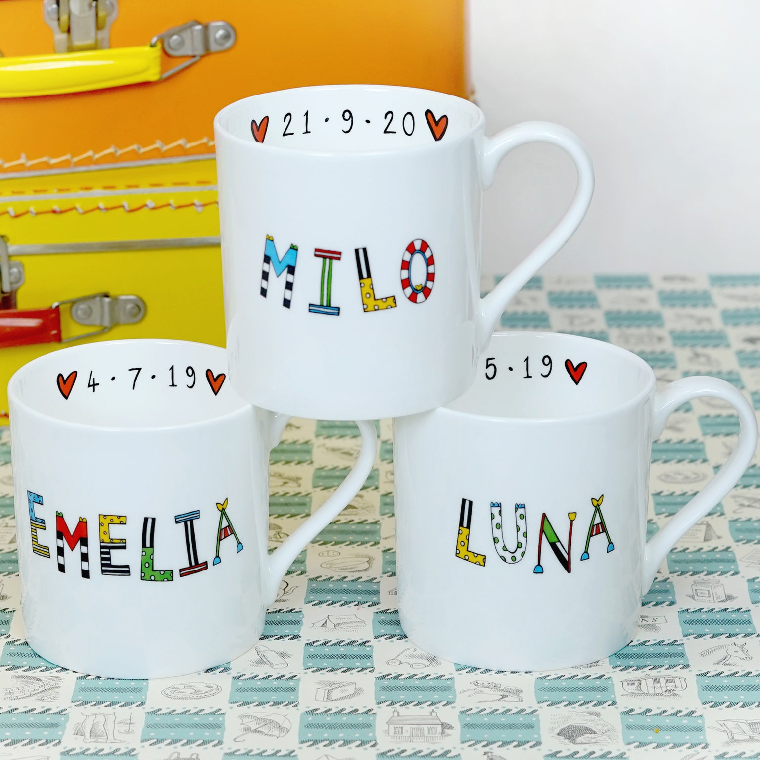 Double Personalised Name Mug